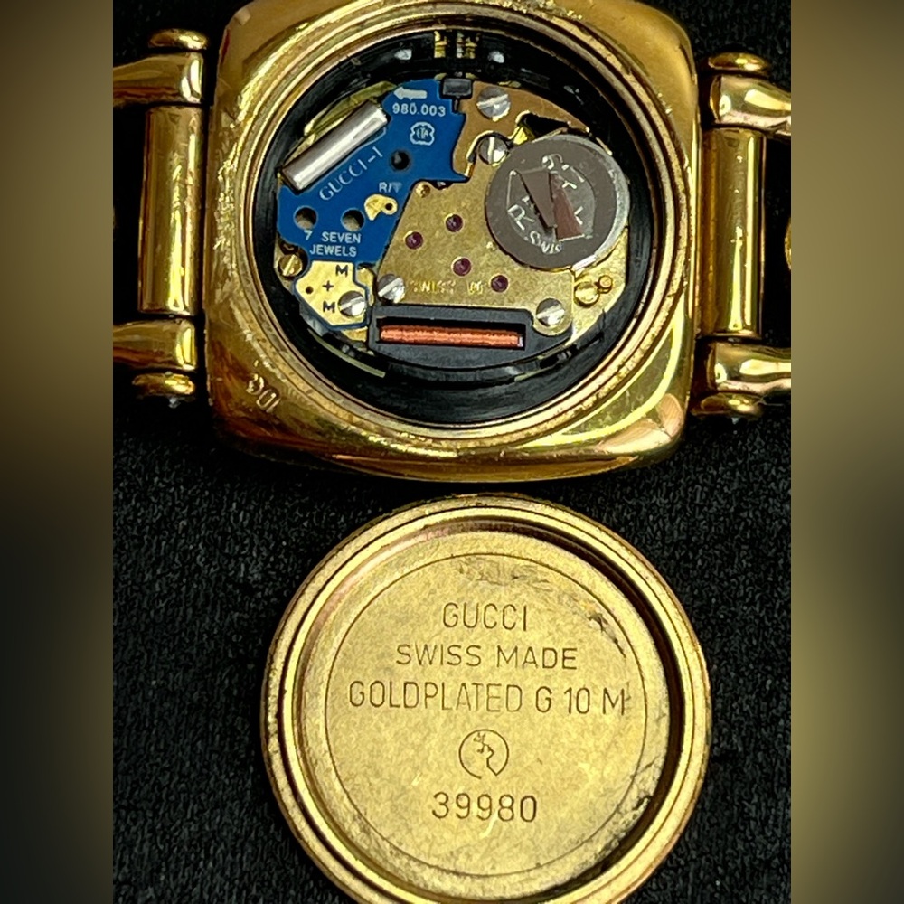 GUCCI 6300L Women's gold plated 10 microns 14K - Picture 16 of 16